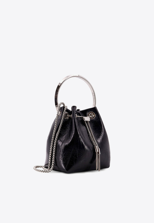 Jimmy Choo Bon Bon Leather Shoulder Bag Black BONBONTZZBLACK/SILVER_Black_29839808
