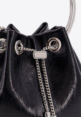 Jimmy Choo Bon Bon Leather Shoulder Bag Black BONBONTZZBLACK/SILVER_Black_29839808