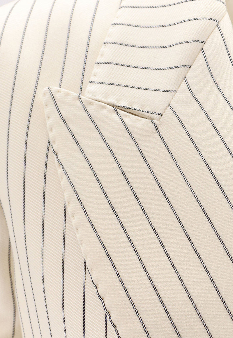 Tom Ford Striped Double-Breasted Wool-Blend Blazer White GI2971FAX1158_XECBL_White_29844528