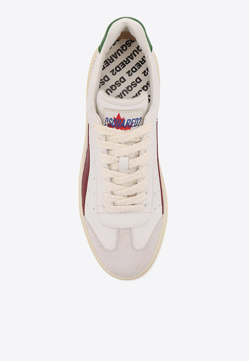 Dsquared2 Rider Leather Sneakers White SNM044101504118M4126_Panna vino smeraldo_29843519