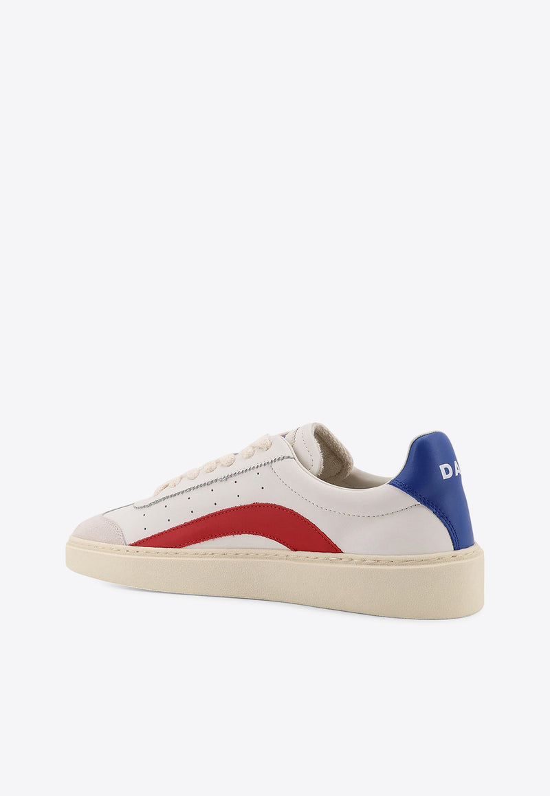 Dsquared2 Rider Leather Sneakers White SNM044101504118M4050_Panna rosso blu_29844689