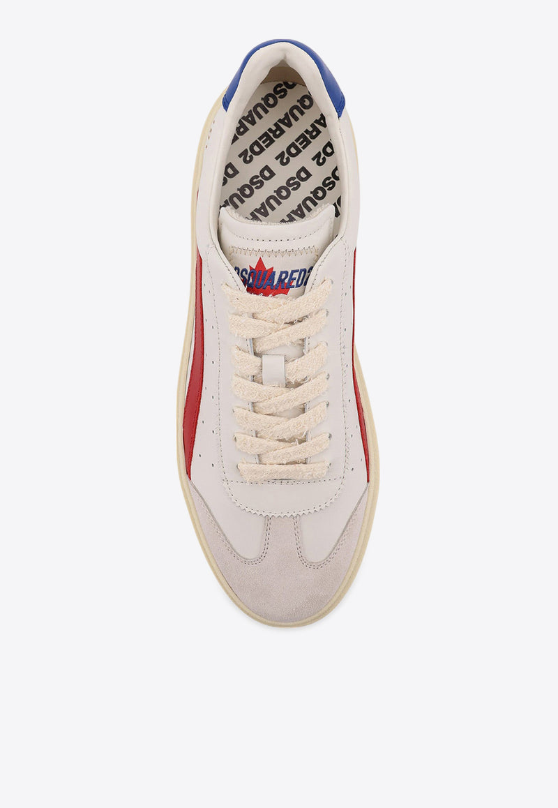 Dsquared2 Rider Leather Sneakers White SNM044101504118M4050_Panna rosso blu_29844689