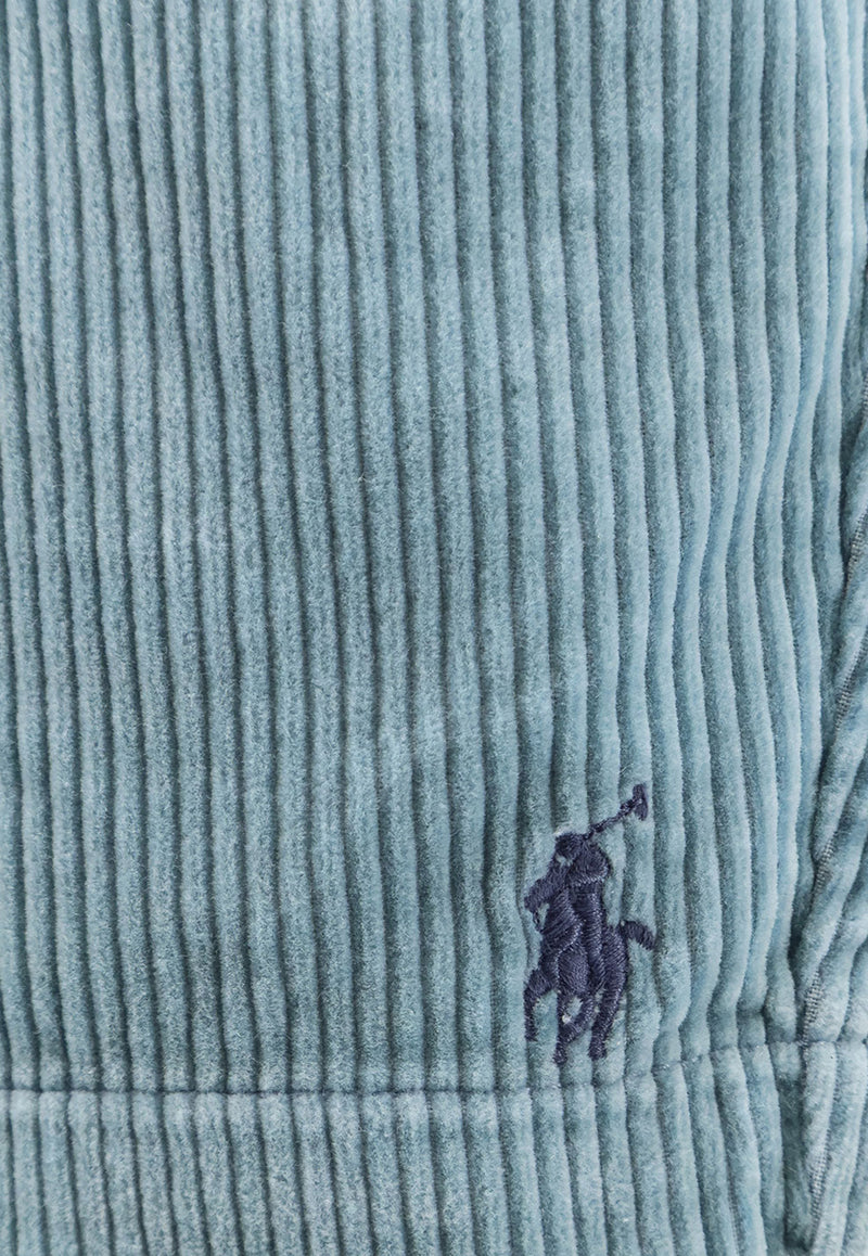 Polo Ralph Lauren Prepster Logo Corduroy Shorts Blue 710800214_029_Clear Blue_30897246