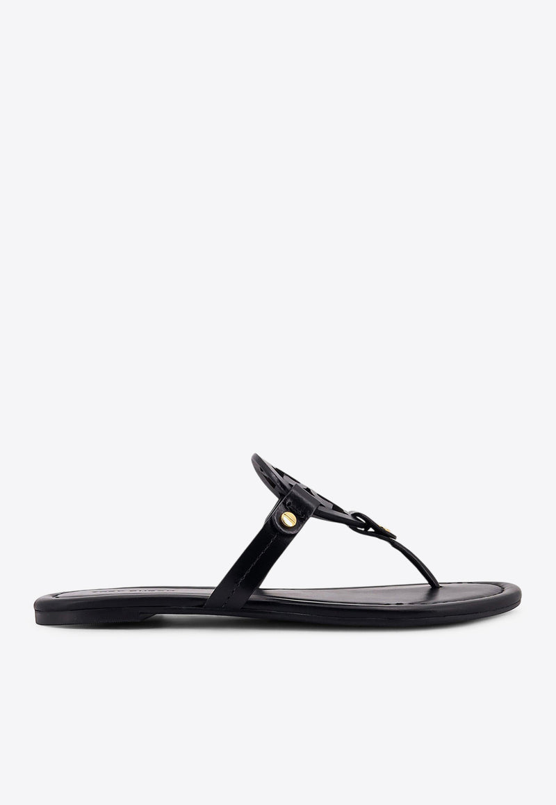 Tory Burch Miller Leather Thong Sandals Black 50008694001_PERFECT BLACK_29844509