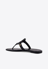 Tory Burch Miller Leather Thong Sandals Black 50008694001_PERFECT BLACK_29844509