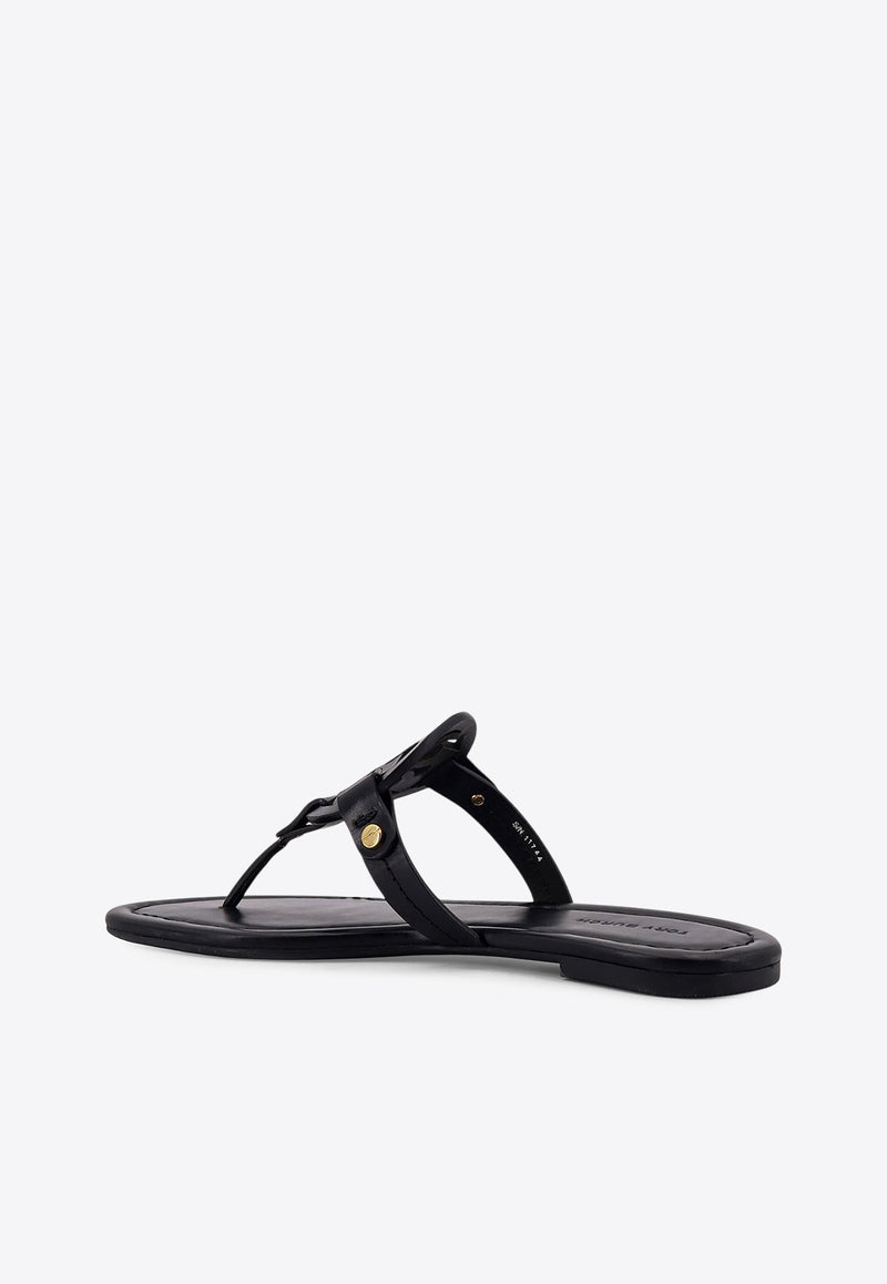 Tory Burch Miller Leather Thong Sandals Black 50008694001_PERFECT BLACK_29844509