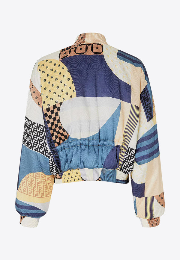 Fendi Silk Bomber Jacket Multicolor FJ7823AUQMF1SAT_OCEAN-25_29850088