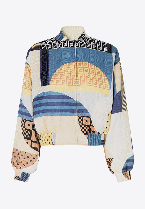 Fendi Silk Bomber Jacket Multicolor FJ7823AUQMF1SAT_OCEAN-25_29850088