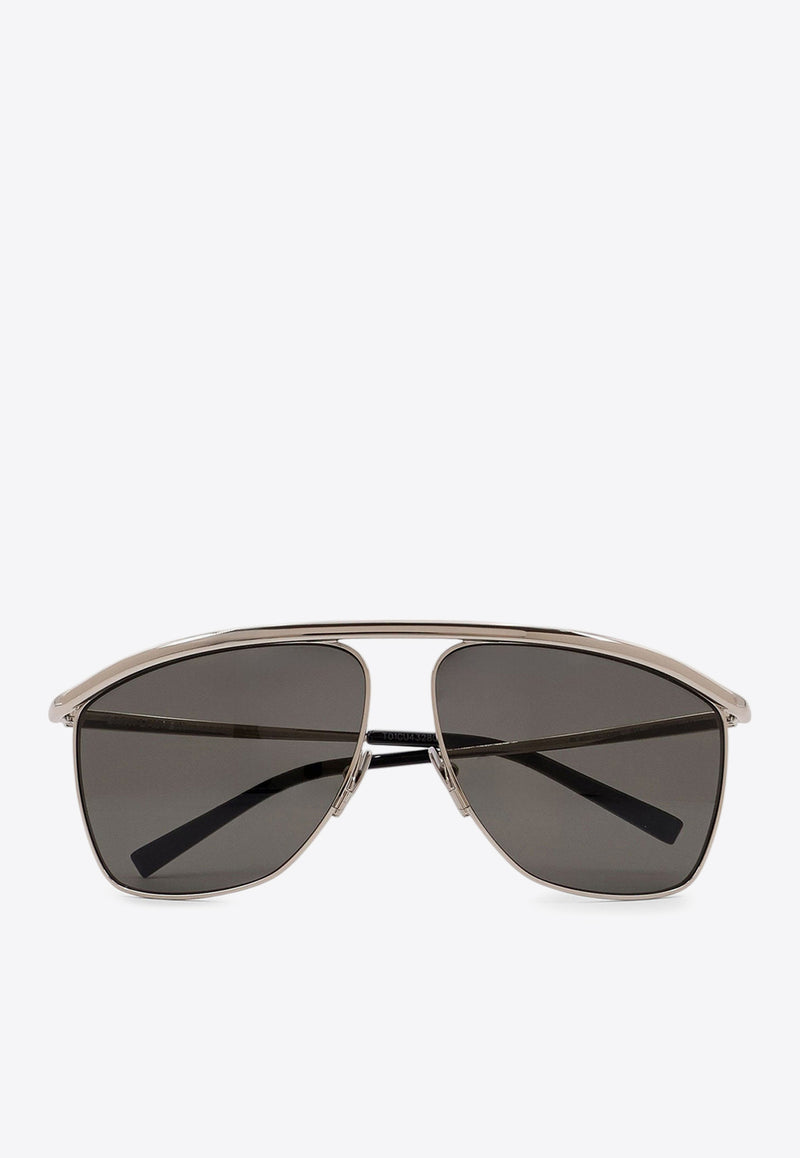 Saint Laurent Victorie Aviator Sunglasses Gray 832552Y9969_8100_Silver_31314805