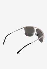 Saint Laurent Victorie Aviator Sunglasses Gray 832552Y9969_8100_Silver_31314805
