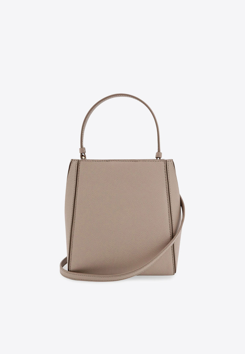 Tory Burch McGraw Leather Bucket Bag Beige 158500200_Fresh Clay_29841140