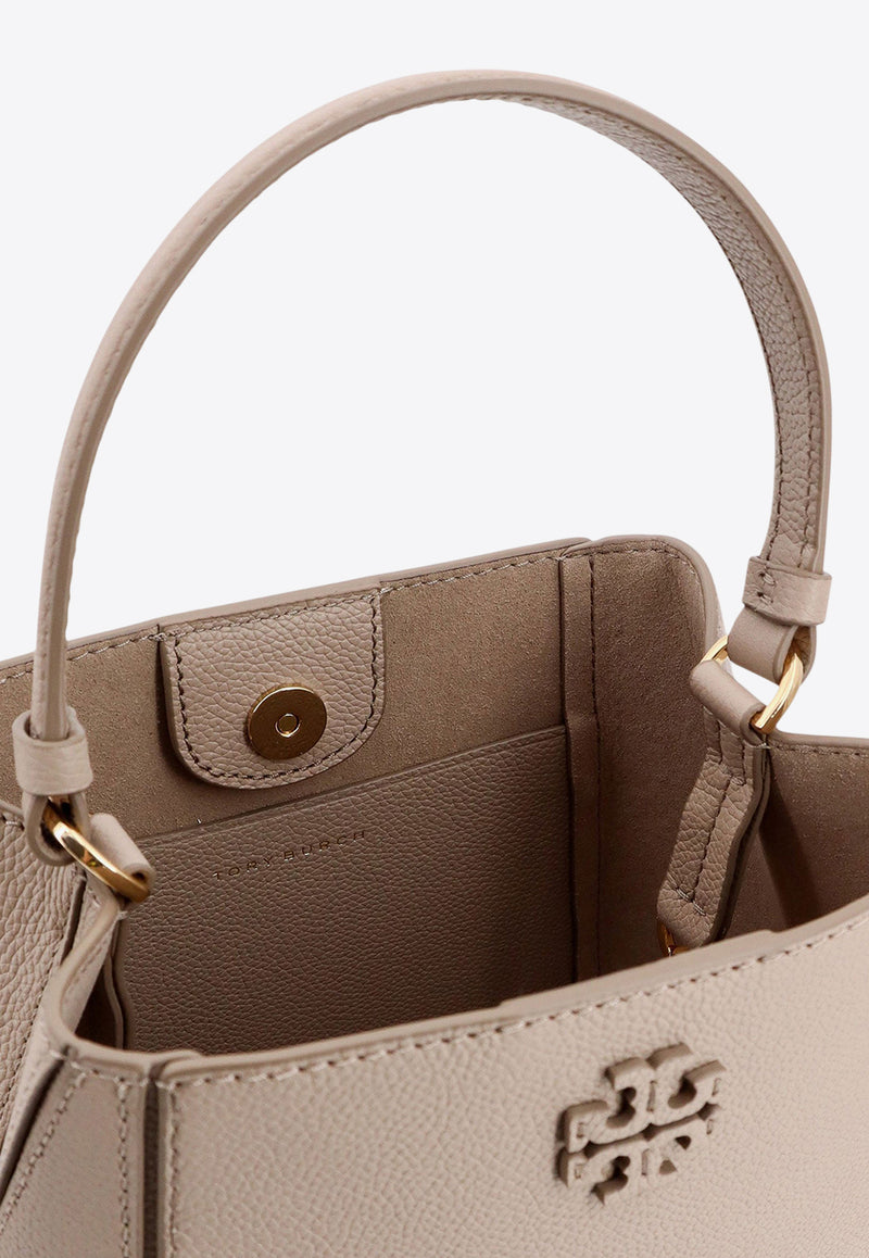 Tory Burch McGraw Leather Bucket Bag Beige 158500200_Fresh Clay_29841140