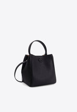 Tory Burch Small McGraw Leather Bucket Bag Black 158500001_Black_29841022
