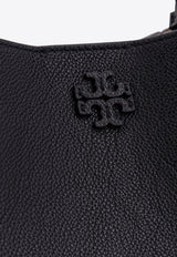 Tory Burch Small McGraw Leather Bucket Bag Black 158500001_Black_29841022