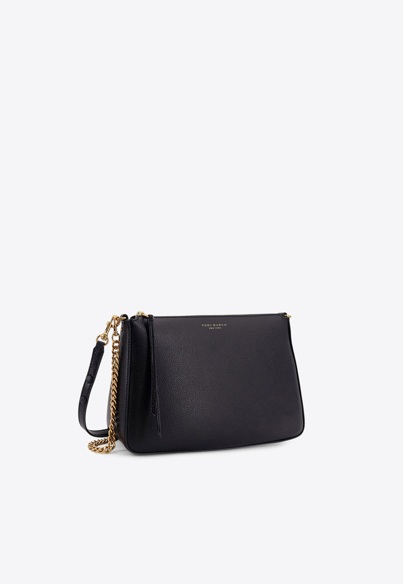 Tory Burch Perry Leather Shoulder Bag Black 175544001_Black_29842235