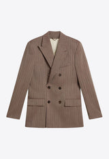 Golden Goose DB Dave Double-Breasted Blazer Brown GMP00835P00209040190_MAROON_29857073