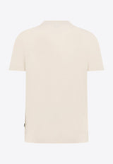 Hugo Boss Embroidered Logo T-shirt Beige 50536763_131_BIA_30898345