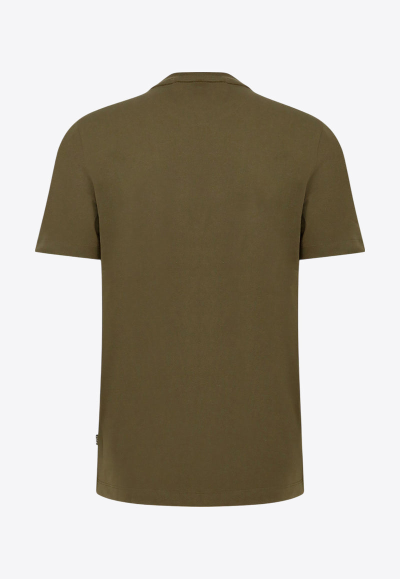 Hugo Boss Embroidered Logo T-shirt Olive 50536763_302_Verde Scuro_30897646