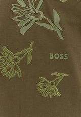Hugo Boss Embroidered Logo T-shirt Olive 50536763_302_Verde Scuro_30897646