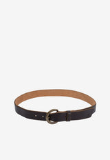 Ralph Lauren Buckled Leather Belt Brown 417506289001BROWN_76572