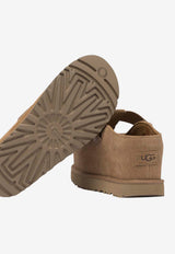 Logo-Engraved Suede Slippers