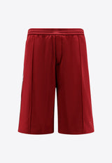 Adidas X Wales Bonner Elastic-Waist Bermuda Shorts Red JM8211_CBURGU_Red_29838082