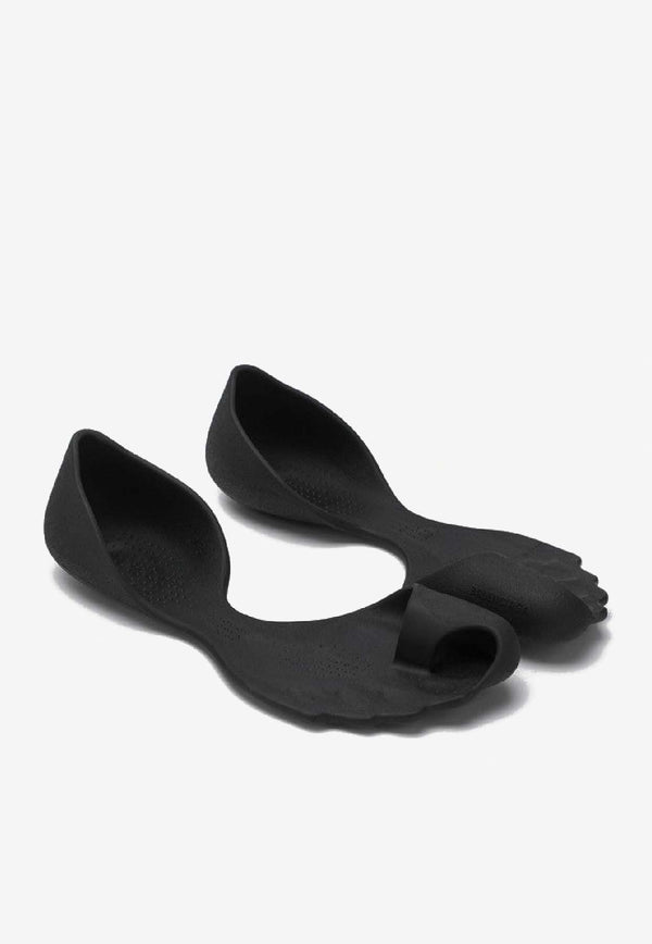 Balenciaga Anatomical Zero Rubber Slippers Black 824075W0FOI/R_BALEN-1000