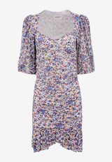 Isabel Marant Etoile Lunesa Printed Dress Multicolor RO0163FAA3J08E_WHBU_MultiColour_29839372
