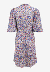 Isabel Marant Etoile Lunesa Printed Dress Multicolor RO0163FAA3J08E_WHBU_MultiColour_29839372