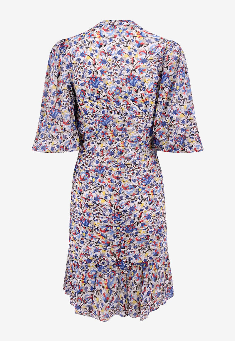 Isabel Marant Etoile Lunesa Printed Dress Multicolor RO0163FAA3J08E_WHBU_MultiColour_29839372