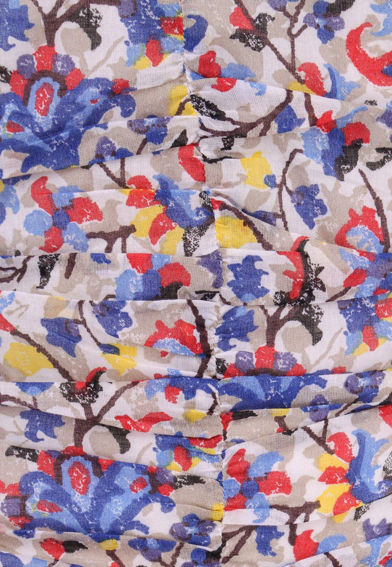 Isabel Marant Etoile Lunesa Printed Dress Multicolor RO0163FAA3J08E_WHBU_MultiColour_29839372