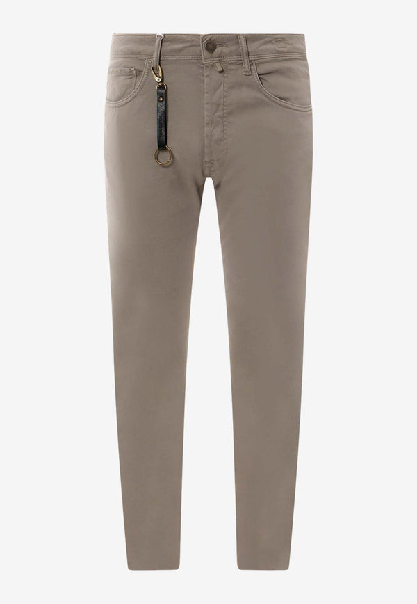 Incotex Embossed Logo Slim Pants Gray BDPS0003305S_905_Grey_29846102