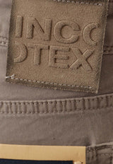 Incotex Embossed Logo Slim Pants Gray BDPS0003305S_905_Grey_29846102
