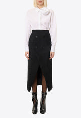 Alexander McQueen Upside-down Slashed Wool Midi Skirt Black 769017QJACX_1000_Black_29856873