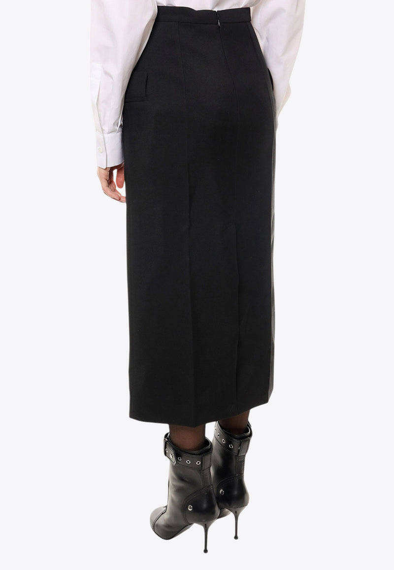 Alexander McQueen Upside-down Slashed Wool Midi Skirt Black 769017QJACX_1000_Black_29856873