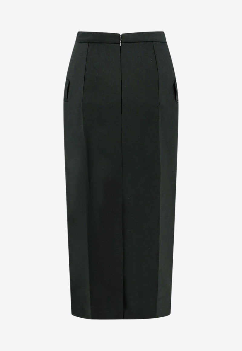 Alexander McQueen Upside-down Slashed Wool Midi Skirt Black 769017QJACX_1000_Black_29856873