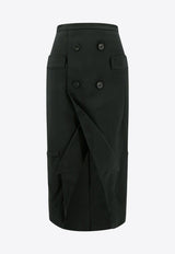Alexander McQueen Upside-down Slashed Wool Midi Skirt Black 769017QJACX_1000_Black_29856873