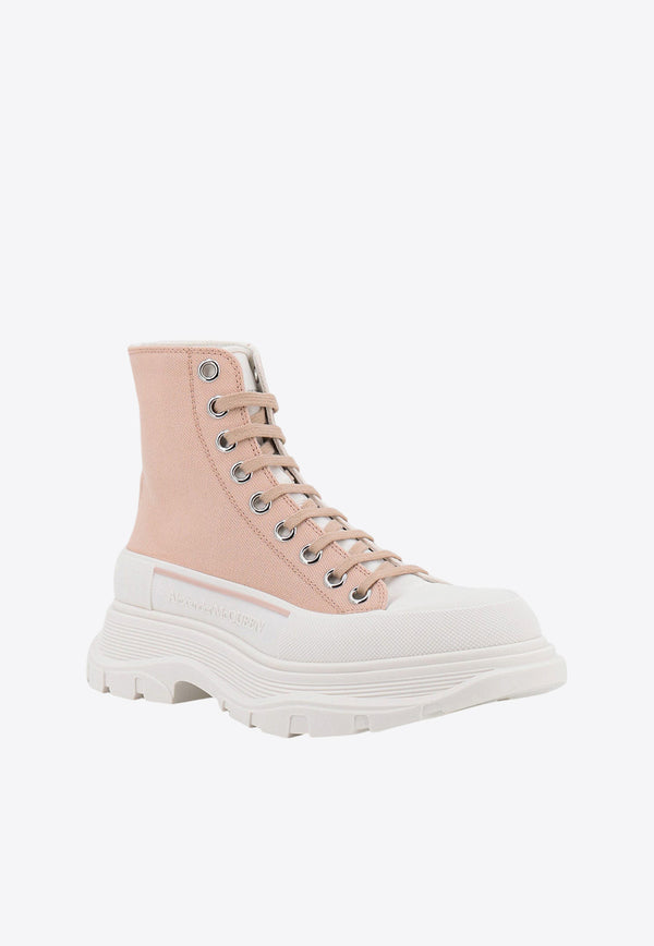 Alexander McQueen Tread Slick High-Top Sneakers Pink 697080W4TGS_5375_Beige_29856775
