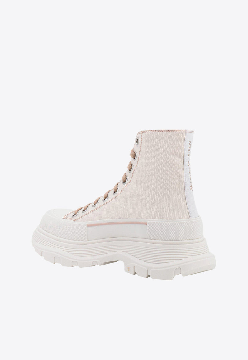 Alexander McQueen Tread Slick High-Top Sneakers Pink 697080W4TGS_5375_Beige_29856775