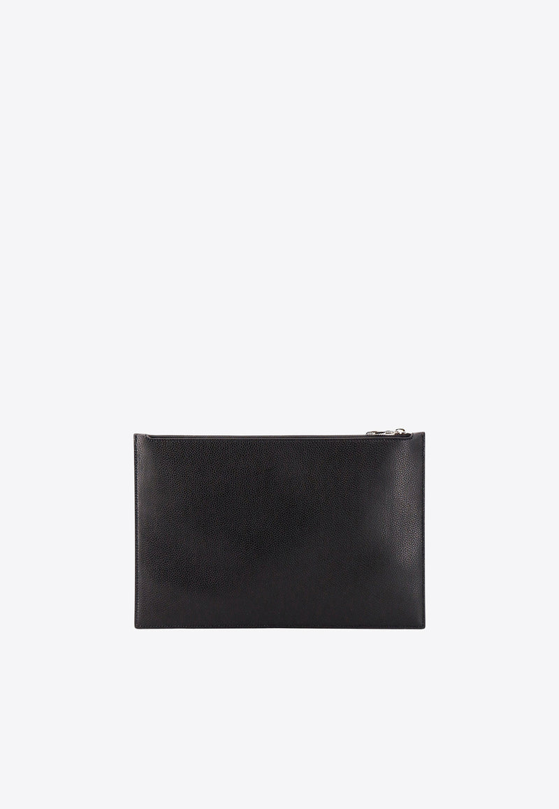 Alexander McQueen Graffiti Logo Print Leather Pouch Black 5604721AAQ5_1088_Black_29857028