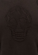 Alexander McQueen Skull Knitted Crewneck Sweater Black 775862Q1A71_1000_Black_29857081