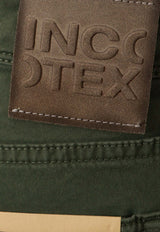 Incotex Embossed Logo Slim Pants Green BDPS0003305S_724_Green_29841470
