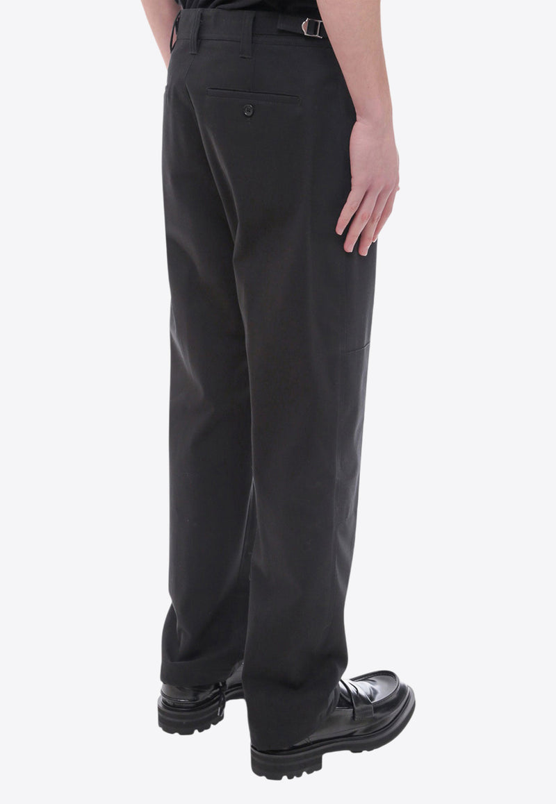 Alexander McQueen Straight-Leg Pants Black 724285QUS03_1000_Black_29856963