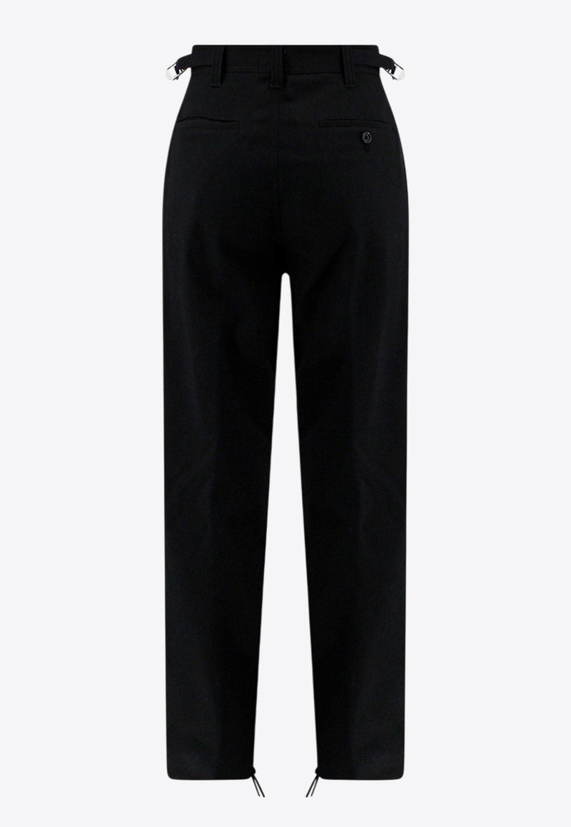 Alexander McQueen Straight-Leg Pants Black 724285QUS03_1000_Black_29856963