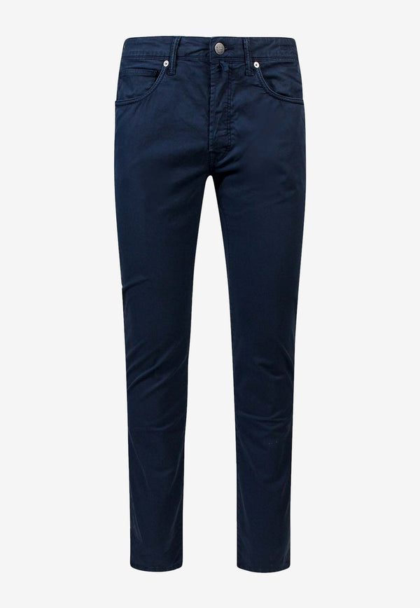 Incotex Logo Patch Slim Jeans Blue BDPS000306510V_866_Blue_29848544