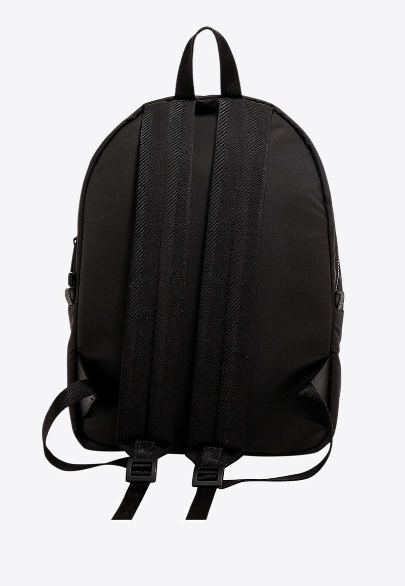 Alexander McQueen Graffiti Logo Metropolitan Backpack Black 6464571AABW_1073_Black_29856868