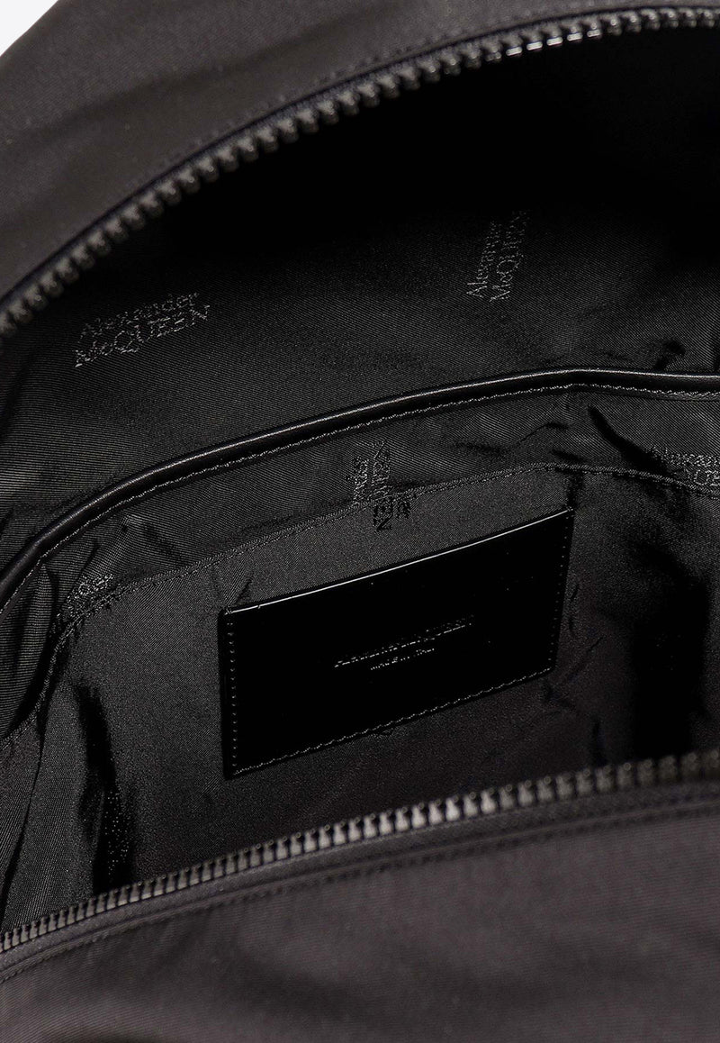 Alexander McQueen Graffiti Logo Metropolitan Backpack Black 6464571AABW_1073_Black_29856868