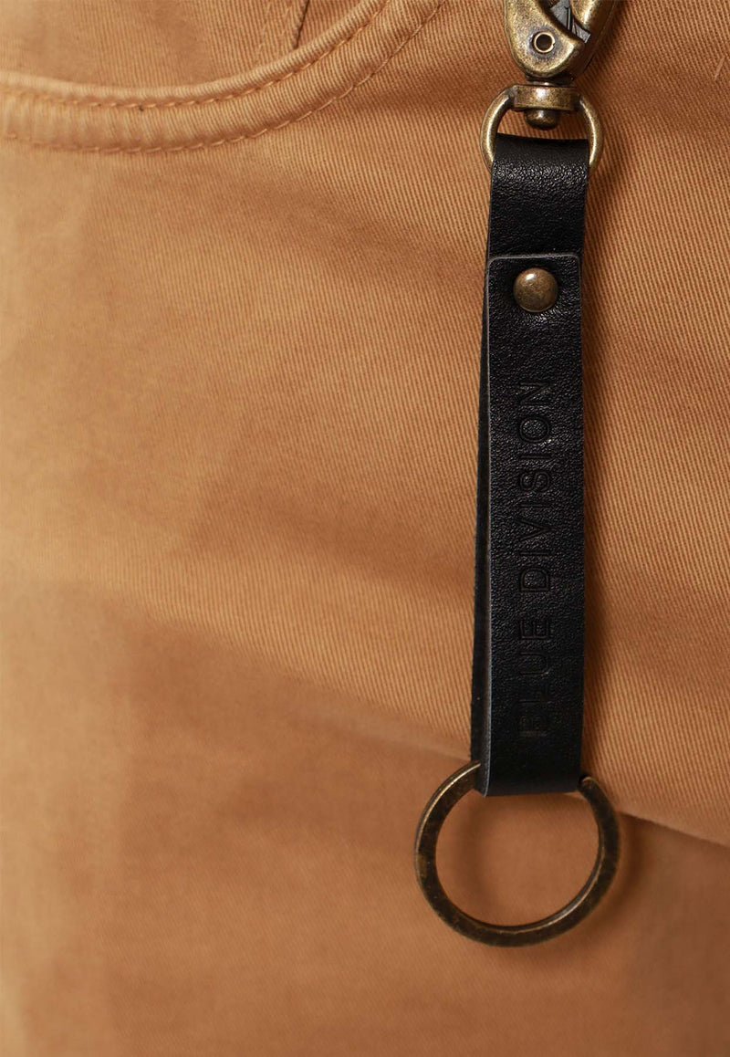 Incotex Suede Logo Patch Straight-Leg Pants Brown BDPS0003305S_386_Brown_29843863