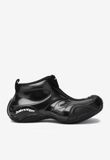 Balenciaga Faux Leather Basketball Sneakers  Black 824909WBKBM/R_BALEN-1110