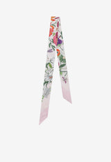 Gucci Printed Slim Silk Scarf Multicolor 8251213G001/S_GUC-5872